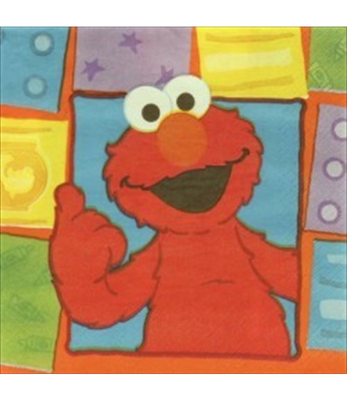 Sesame Street 'Elmo Loves You' Lunch Napkins (16ct)